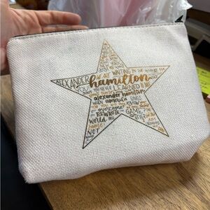 Hamilton Star Canvas Pouch